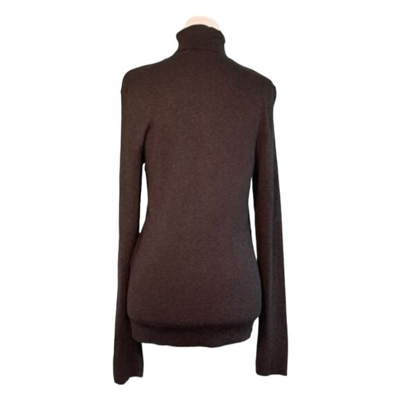 Chico's Darcy Turtleneck Sweater Graphite Grey Knit Long Sleeve S - Picture 2 of 10